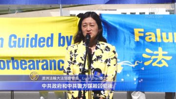 澳洲法轮功学员国会前集会吁停止中共迫害